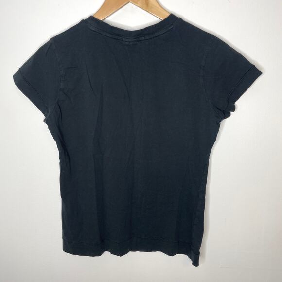 H&M Daemonic Cat Graphic T Shirt In Black Size 8 - Picture 4 of 6